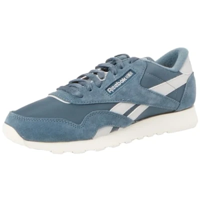 Immagine di Reebok Nylon Classico, Scarpe da Ginnastica Uomo, Cerchi Blu F23 Steely Fog Vintage Gesso S23 R, 42.5 EU