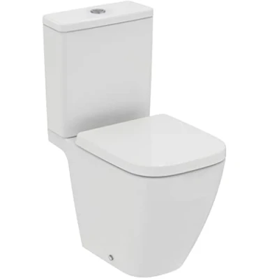 Immagine di Ideal Standard i.life S Vaso a terra filo parete per cassetta in ceramica esterna da acquistare separatamente. completare con sedile Bianco