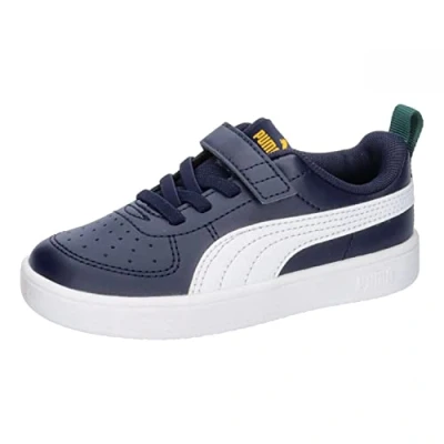 Immagine di PUMA Rickie AC Inf, Scarpe da Ginnastica Unisex Bimbi 0 24, Peacoat White, 20 EU