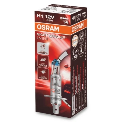 Immagine di OSRAM 64150NL Lampadina, faro di profondità H1 12V 55W Alogeno FIAT: Croma II Station Wagon, Panda Hatchback, 500 FORD: FIESTA 6