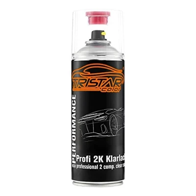 Immagine di bomboletta spray 2K professionale vernice TRASPARENTE lucidissima 400 ml per auto a spruzzo