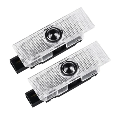 Immagine di 2Pcs Car LED Door Welcome Light Logo Proiettore Ghost Shadow Lampada decorativa per Al fa Giulia Giulietta Mito Stelvio Brera 156 159 (03)