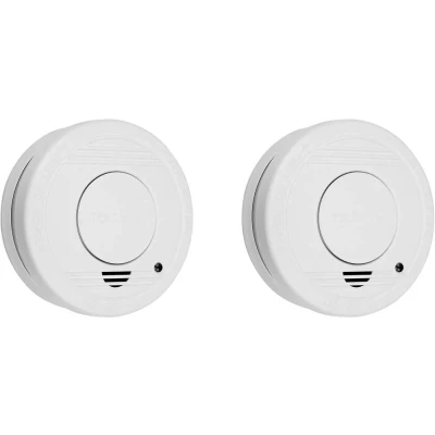 Immagine di Smartwares FSM 11512 Rilevatore di fumo Kit da 2 inclusa batteria con 5 anni vita a