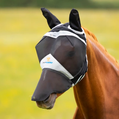 Immagine di Shires Flymask with ears and nose