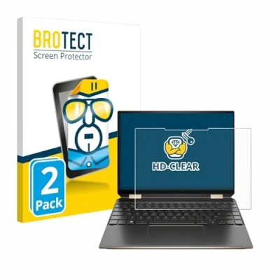 Immagine di brotect Pellicola Protettiva per HP Spectre x360 (14 eX) 2021 Protezione Schermo (2 Pezzi) [Trasparente, Anti Impronte]