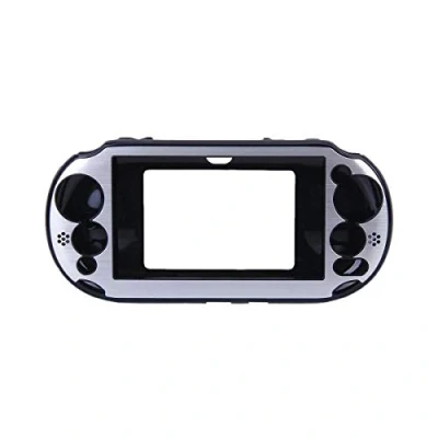 Immagine di OSTENT Custodia protettiva in alluminio colorato metallo compatibile per Sony PS Vita PSV PCH 2000 colore argento