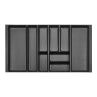 Immagine di ORGA BOX 2 Portaposate profondità: 461 x larghezza: 809 mm antracite con struttura in tela per cassetto Nobilia da 90 cm fino al 07/2012