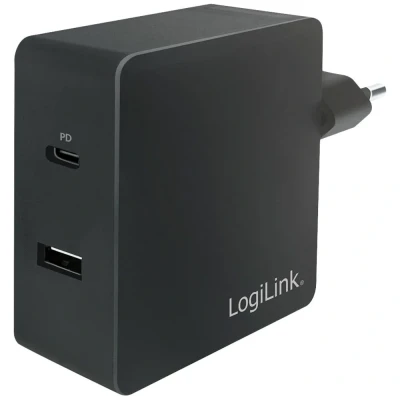 Immagine di LogiLink PA0213 Caricatore USB 65 W Ambiente interno, presa di Corrente uscita max. 3000 mA Num. uscite: 2 x C® (Power Delivery), A