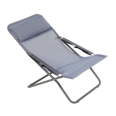 Immagine di Lafuma Mobilier Chaise Longue Pieghevole e Regolabile, Transabed, Batyline, Ocean II, LFM2863_9870