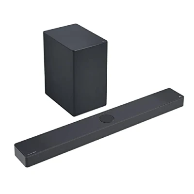 Immagine di LG SC9S Soundbar TV 400W, 3.1.3 canali con Subwoofer Wireless, 3 up firing, Staffe per OLED C2 e C3 incluse, Dolby Atmos, DTS:X, IMAX Enhanced, VRR, ALLM, Wi Fi, HDMI In/Out