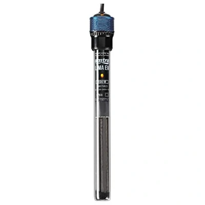 Immagine di Amtra Klima EVO Riscaldatore automatico per acquari fino a 100 litri, regolabile da 18 34 gradi, provetta in quarzo infrangibile, con ventose, potenza 100W