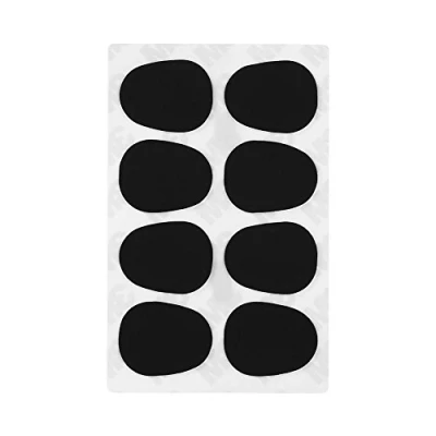 Immagine di Bnineteenteam Pad per bocchino Sax clarinetto Sassofono tenore Soprano Alto (0,3/0,5/0,8 mm 2 Colori ， Forme(0,5 Ovale Nero)