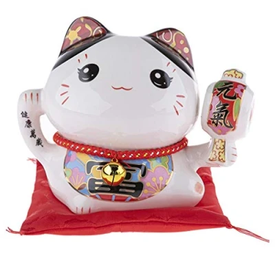 Immagine di Lachineuse Salvadanaio Gatto Giapponese Maneki Neko Kawaii