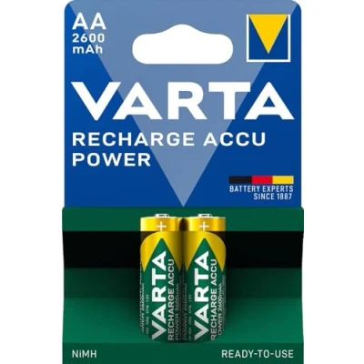 Immagine di Varta Batteria ricaricabile mignon/aa 2600 mah par 2 5716101402