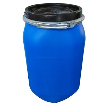 Immagine di Fusto in plastica (HDPE) ad apertura totale, quadrato, capacità 30 Lt, ADR/ONU per solidi, uso alimentare