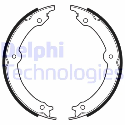 Immagine di DELPHI LS2152 Ganasce Freno 240 35