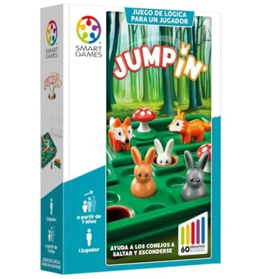 Immagine di SmartGames Jump In&#039; Giochi Da Tavolo Bambini 7 Anni Puzzle Di Ingegneria Educativi Logica Per