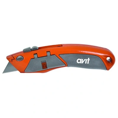 Immagine di AVIT AV01010 AV01010, Cutter con lama retrattile e la funzione di ricarica automatica 1 pz.