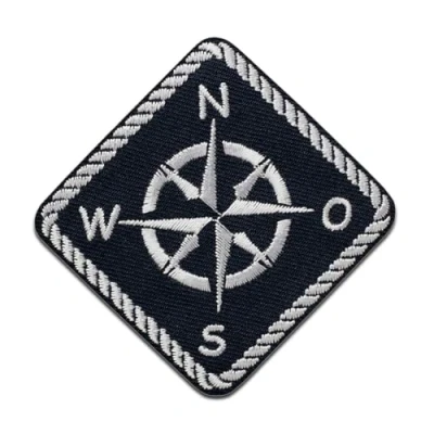 Immagine di Bussola marittima Toppe Termoadesive Patch Toppa Ricamate, Misura: 7 x cm