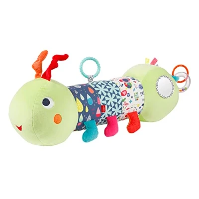 Immagine di Fehn rotolo gattonante bruco COLOR Friends Aiuto per gattonare in un divertente design a forma di Animale con funzioni gioco Giocattolo neonati e bambini da 0+ mesi