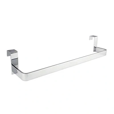 Immagine di Kibath 321054 Porta Asciugamani Senza Trapani per Mobile da Bagno. Realizzato in Acciaio Inox. Finitura cromata Lunghezza: 29 cm. Non c&#039;è Bisogno di Fare Buchi, Cromo Lucido, 29cm