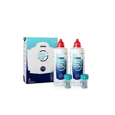 Immagine di Avizor Everclean Plus 2 X 350 Ml Di Liquido Per Lenti A Contatto + 90 Compresse 880 g