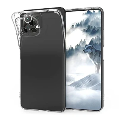 Immagine di kwmobile Cover Compatibile con Xiaomi 11 Lite (5G) NE/Mi Custodia Morbida in Silicone TPU Crystal Case Flessibile trasparente