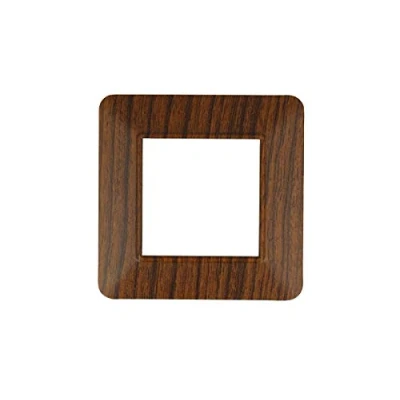 Immagine di Placche Compatibile Con Vimar Plana, Da 2 Moduli/Posti, Colore Radica