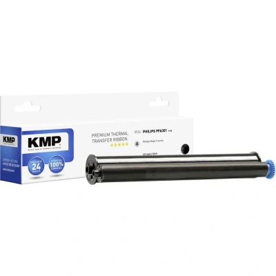 Immagine di Bobina Fax trasferimento termico KMP sostituisce Philips PFA 351 Compatibile 140 pagine Nero 1 pz. F P5 71000,0022