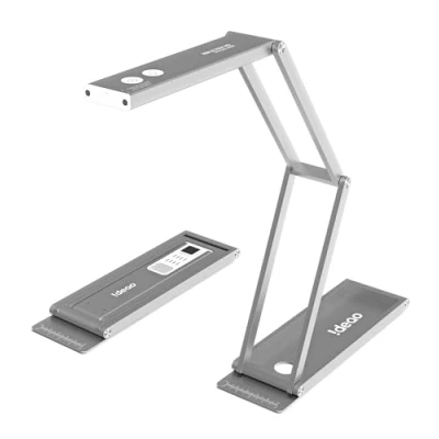 Immagine di IDEAO DC400 4K, 13MP USB Visualiser/Document Camera e Webcam, 1080P 60FPS, con messa a fuoco automatica, microfono integrato LED, pieghevole, per l&#039;apprendimento distanza il coaching online