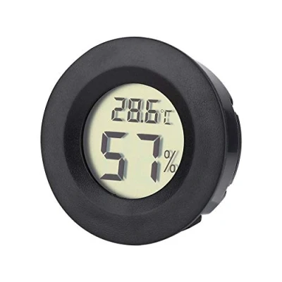Immagine di Umidificatore Misuratori di umidità, Mini igrometro Termometro Monitor LCD digitale per umidificatori Deumidificatori Serra Seminterrato Babyroom Fahrenheit o Celsius