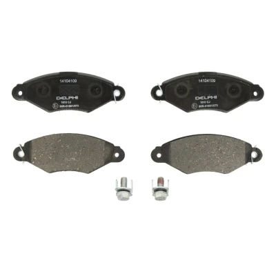 Immagine di DELPHI LP1610 Kit pastiglie freno Non predisposto per contatto segnalazione usura con lamierino anticigolío accessori RENAULT: Kangoo I