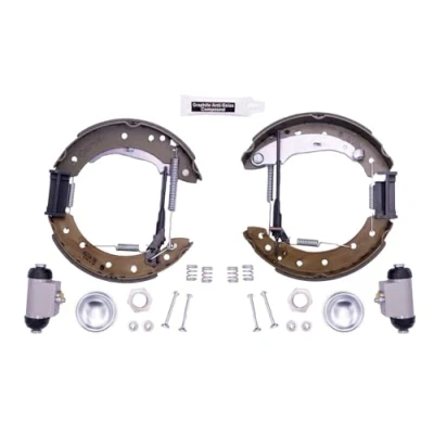 Immagine di HELLA Shoe Kit Pro 8DB 355 005 041 freno, Freno a tamburo con cilindretto regolatore/attuatore PEUGEOT: 206 Hatchback, 106 II Hatchback