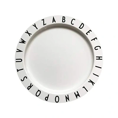 Immagine di Design Letters Piatti per bambini Regali Servizio in Tritan Infrangibili Stoviglie da dessert, colazione Moderni Senza BPA/BPS