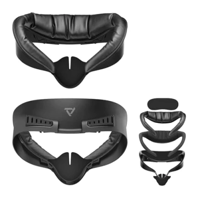Immagine di PRISMXR Face Cover Pad Interfaccia facciale compatibile con Meta/Oculus Quest 3S, VR Intercambiabile, confortevole, traspirante, resistente al sudore