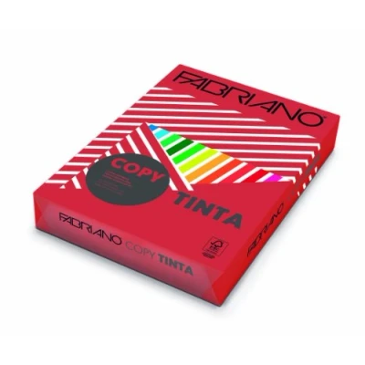 Immagine di Risma di Carta Tinta 160 g/mq, Formato A3, Colorata, Colore Rosso