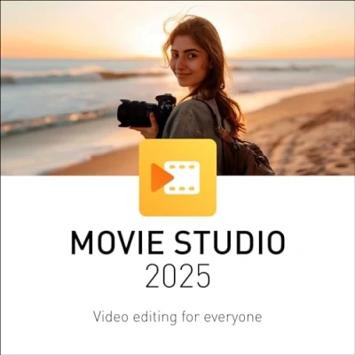 Immagine di MAGIX Movie Studio 2025 montaggio video per tutti Programma di PC Windows 10/11 1 licenza completa 2 dispositivi