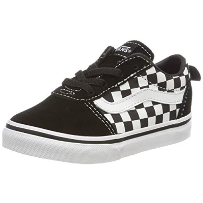 Immagine di Vans Ward Slip on, Scarpe da ginnastica Unisex Bambini e ragazzi, Checkered Black True White, 25 EU