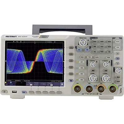 Immagine di VOLTCRAFT DSO 6204F Oscilloscopio digitale 200 MHz 4 canali 1 Gsa/s 10000 kpts 8 Bit Memoria (DSO), Generatore