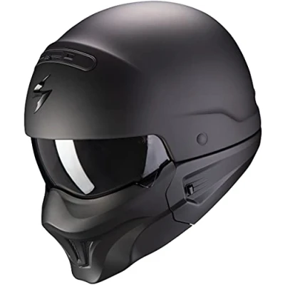 Immagine di CASCO SCORPION EXO COMBAT EVO SOLID MATT BLACK XS