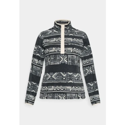 Immagine di Columbia Benton SPRINGS Printed 1/2 SNAP Felpa in pile, Donna, Taglia: XS, Black deschutes days