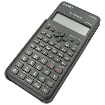 Immagine di Casio FX 82MS 2 S MH Calcolatrice Scientifica a 240 Funzioni con Schermo Linee, Nero, Med