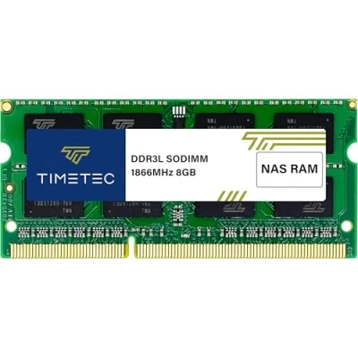 Immagine di Timetec Hynix IC 8 GB compatibile con Synology NAS DiskStation DS218+ DS918+ DDR3/ DDR3L 1866 MHz PC3L 14900 1,35 V Non ECC Unbuffered 204 Pin SODIMM Memoria RAM (8 GB)