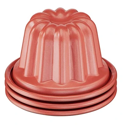 Immagine di Tefal Creabake Set 3 Moldes Acanalado Creabake, repostería, 7.4 cm, revestimiento antiadherente, sistema apilable, recetas creativas dulces y saladas, repostería fácil