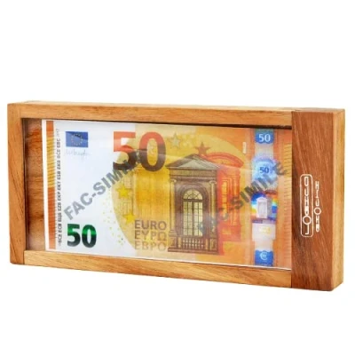 Immagine di Logica Giochi art. Cassaforte con Trucco Rompicapo In Legno Scatola Segreta Difficoltà 5/6 Incredibile Serie Leonardo da Vinci (Lunga)