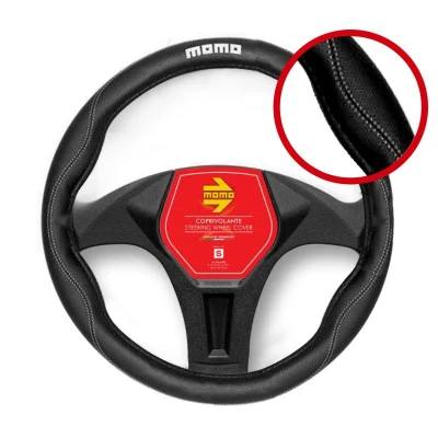 Immagine di MOMO COMFORT COPRIVOLANTE UNIVERSALE NERO E GRIGIO