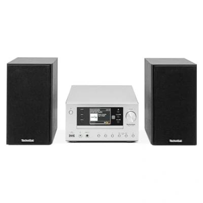Immagine di TechniSat VIOLA 710 CD IR impianto Hi Fi compatto (radio Internet, DAB+, FM, lettore CD, Bluetooth, 2 X 20 Watt RMS Stereo Boxe, jack per cuffie, sveglia, sleeptimer, compatto, telecomando)