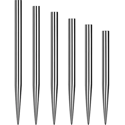 Immagine di Mission Darts Punte per freccette con punta in acciaio, lisce e da 30 mm, colore argento (#_1xX2425)