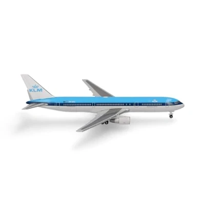 Immagine di herpa modellino aereo KLM Boeing 767 300, miniatura in scala 1:500, pezzo da collezione, modello senza supporto, metallo