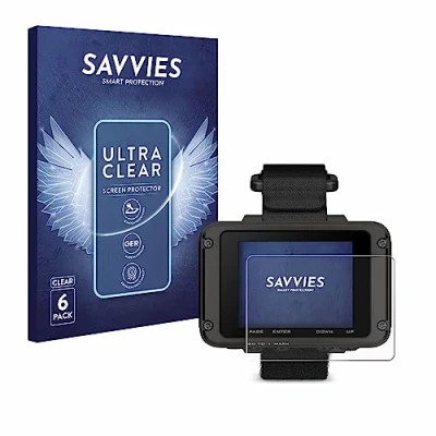 Immagine di savvies (6 Pezzi Pellicola Protettiva per Garmin Foretrex 801 Protezione Schermo Trasparente